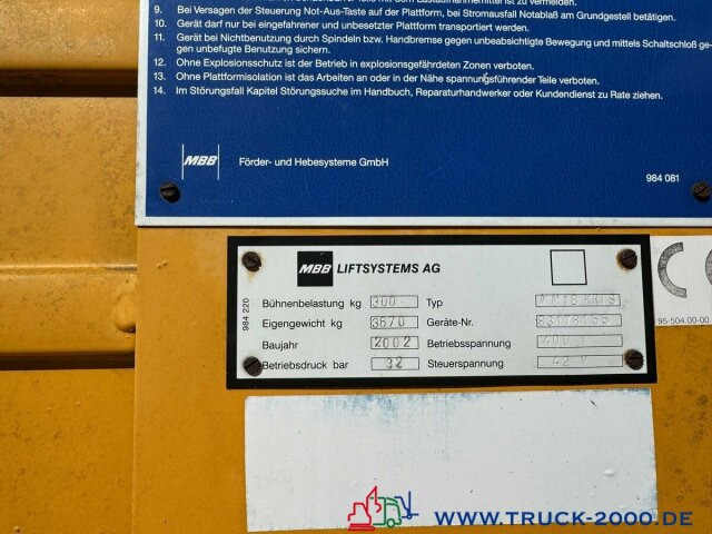 MBB MM 18 Elektro bis 18,10 Meter Arbeitshöhe - Arbeitsbühne: das Bild 5 MBB MM 18 Elektro bis 18,10 Meter Arbeitshöhe - Arbeitsbühne: das Bild 5
