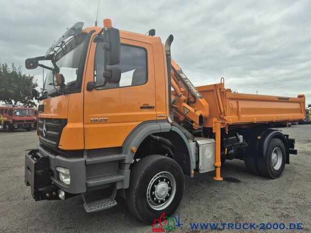 Mercedes-Benz 1829 4x4 Kran Winter Schneeschild Salzstreuer - Kipper, Autokran: das Bild 5 Mercedes-Benz 1829 4x4 Kran Winter Schneeschild Salzstreuer - Kipper, Autokran: das Bild 5