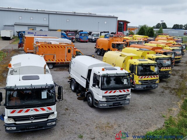 Kehrmaschine Mercedes-Benz Atego 1524 Bucher Johnston VS650 Deutsches Gerät: das Bild 8