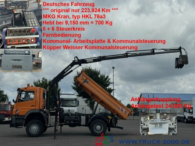 Mercedes-Benz Axor 2133 4x4 Kipper Kran Winterdienstausstat. - Kipper, Autokran: das Bild 1 Mercedes-Benz Axor 2133 4x4 Kipper Kran Winterdienstausstat. - Kipper, Autokran: das Bild 1