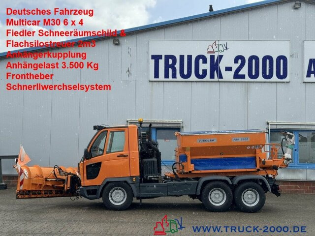 Multicar M30 6x4 3 Achsen Winterdienst Schild +Streuer - Transporter: das Bild 1 Multicar M30 6x4 3 Achsen Winterdienst Schild +Streuer - Transporter: das Bild 1