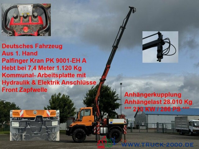 Unimog U400 4x4 PK9001 5.+6.Steuerkreis Zapfwelle 286PS - Pritsche LKW, Autokran: das Bild 1 Unimog U400 4x4 PK9001 5.+6.Steuerkreis Zapfwelle 286PS - Pritsche LKW, Autokran: das Bild 1