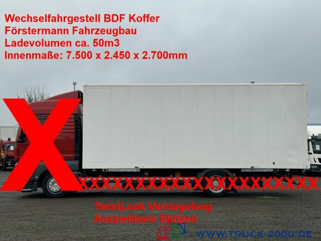 Wechselbrücke BDF Koffer Förstermann ca. 50 m3 - Kofferaufbau: das Bild 1 Wechselbrücke BDF Koffer Förstermann ca. 50 m3 - Kofferaufbau: das Bild 1