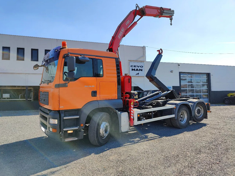 MAN TGA 28.310 Container / Fassi F130 - Abrollkipper, Autokran: das Bild 4 MAN TGA 28.310 Container / Fassi F130 - Abrollkipper, Autokran: das Bild 4