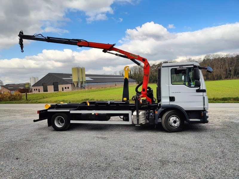 MAN TGL 12.250 Containersysteem Jimeca met kraan Palfinger PK4501 - Abrollkipper, Autokran: das Bild 4 MAN TGL 12.250 Containersysteem Jimeca met kraan Palfinger PK4501 - Abrollkipper, Autokran: das Bild 4