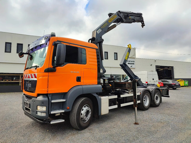 MAN TGS 26.320 Palfinger PK20002 Cotainer Marrel - Abrollkipper, Autokran: das Bild 1 MAN TGS 26.320 Palfinger PK20002 Cotainer Marrel - Abrollkipper, Autokran: das Bild 1