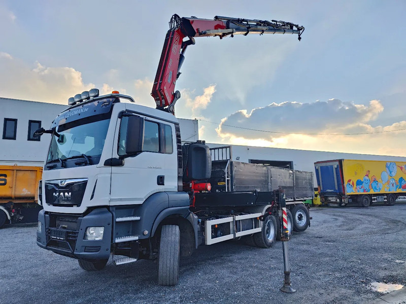 MAN TGS 35.500 Tridem 8x4 Euro6 Kipper Kraan Fassi F365 - Kipper, Autokran: das Bild 2 MAN TGS 35.500 Tridem 8x4 Euro6 Kipper Kraan Fassi F365 - Kipper, Autokran: das Bild 2