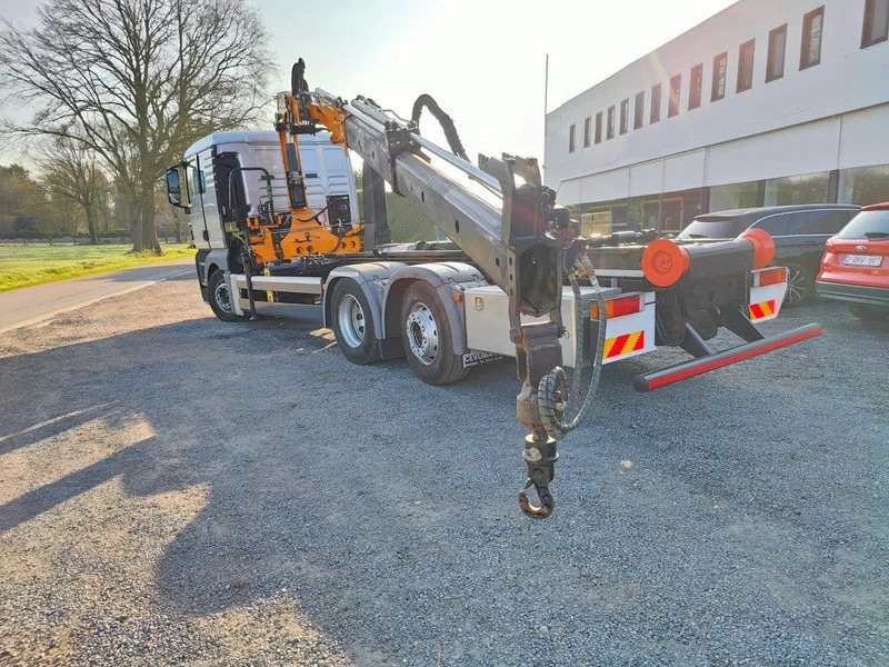 MAN TGX 26.400 6x2 Euro5 Container LEEBUR + Crane Effer 145 - Abrollkipper, Autokran: das Bild 5 MAN TGX 26.400 6x2 Euro5 Container LEEBUR + Crane Effer 145 - Abrollkipper, Autokran: das Bild 5