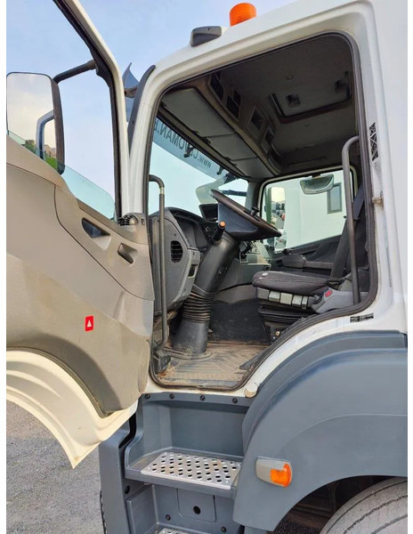 Abrollkipper, Autokran Mercedes-Benz Axor 2536 Euro5 container multilift crane HIAB 220: das Bild 17