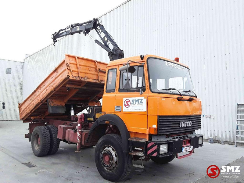 Iveco Magirus 170.23 hiab 071 - Kipper, Autokran: das Bild 1 Iveco Magirus 170.23 hiab 071 - Kipper, Autokran: das Bild 1