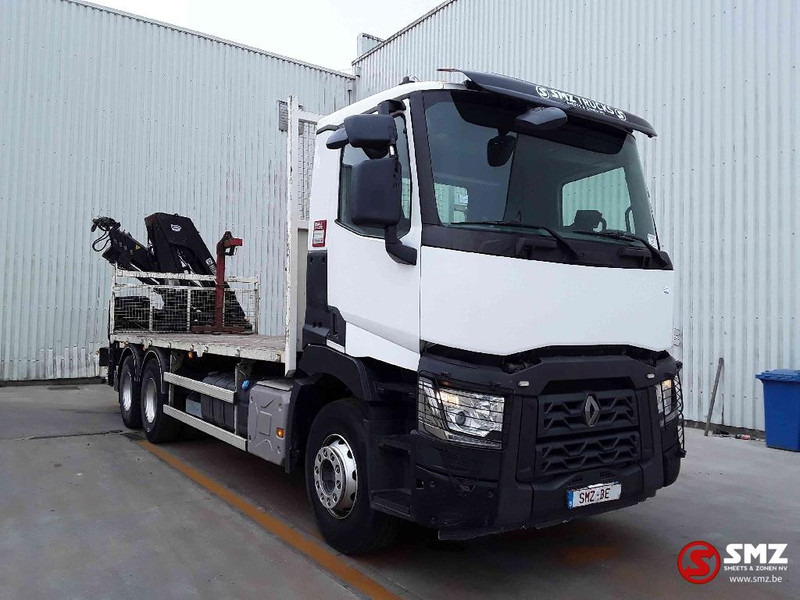 Renault C 380 hiab 188-3 remote - Pritsche LKW, Autokran: das Bild 1 Renault C 380 hiab 188-3 remote - Pritsche LKW, Autokran: das Bild 1