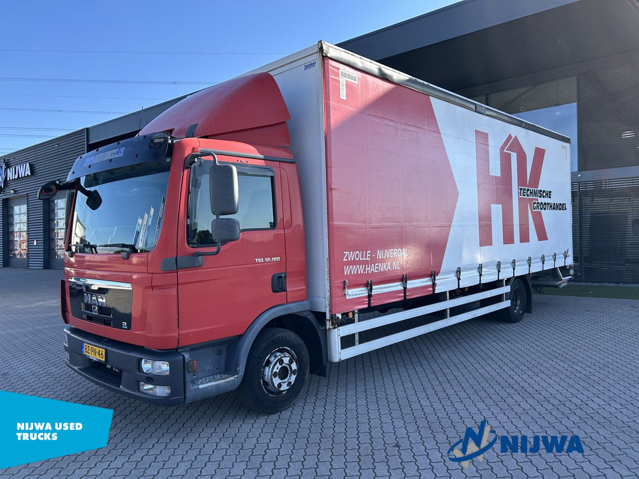 MAN TGL 12.180 4x2 Roldeur + Laadklep - Plane LKW: das Bild 1 MAN TGL 12.180 4x2 Roldeur + Laadklep - Plane LKW: das Bild 1