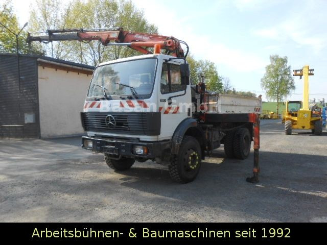 Mercedes-Benz MB 1717 AK Kipper Allrad mit Kran Atlas 100.1 Mercedes-Benz MB 1717 AK Kipper Allrad mit Kran Atlas 100.1 - Kipper, Autokran: das Bild 4 Mercedes-Benz MB 1717 AK Kipper Allrad mit Kran Atlas 100.1 Mercedes-Benz MB 1717 AK Kipper Allrad mit Kran Atlas 100.1 - Kipper, Autokran: das Bild 4