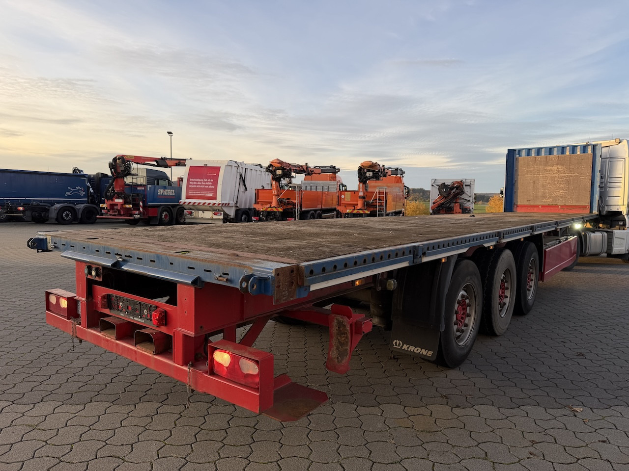 Krone SDP 27 - Pritschenauflieger/ Plattformauflieger: das Bild 5 Krone SDP 27 - Pritschenauflieger/ Plattformauflieger: das Bild 5