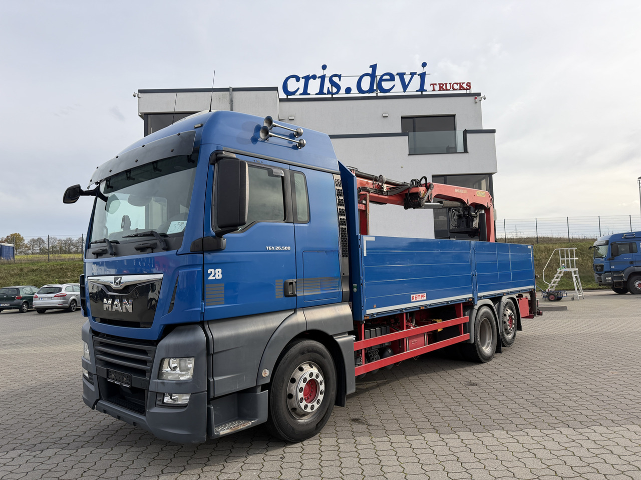 MAN TGX 26.500 6x2 Palfinger 18001 SLD 3 Baustoff - Autokran, Pritsche LKW: das Bild 1 MAN TGX 26.500 6x2 Palfinger 18001 SLD 3 Baustoff - Autokran, Pritsche LKW: das Bild 1