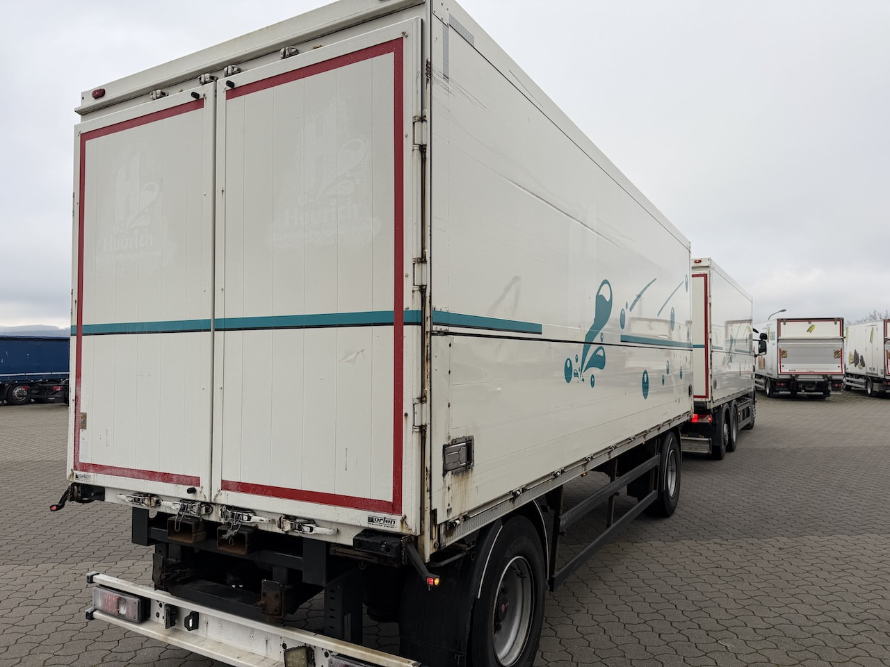 Scania R 450 6x2 Geränkezug + Orten Anhänger - Koffer LKW: das Bild 5 Scania R 450 6x2 Geränkezug + Orten Anhänger - Koffer LKW: das Bild 5