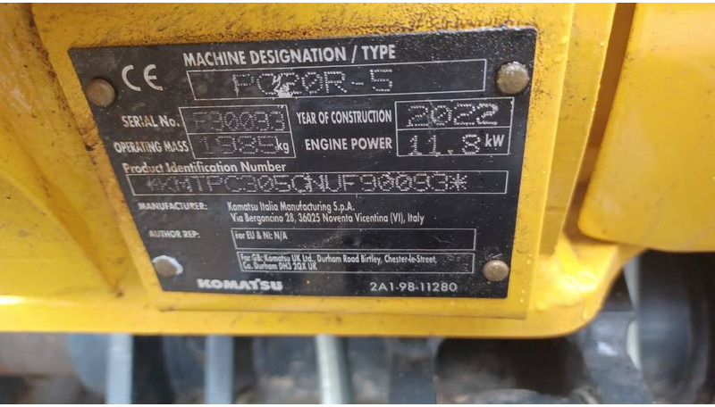 Komatsu PC 20 MR-5 - Minibagger: das Bild 2 Komatsu PC 20 MR-5 - Minibagger: das Bild 2