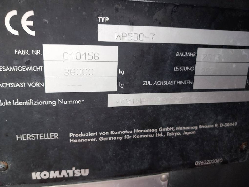 Komatsu WA500-7 - Radlader: das Bild 2 Komatsu WA500-7 - Radlader: das Bild 2