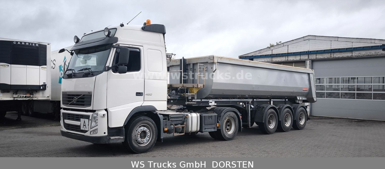 Volvo FH 420 SZM + Langendorf Kipper BPW Trommel - Sattelzugmaschine: das Bild 1 Volvo FH 420 SZM + Langendorf Kipper BPW Trommel - Sattelzugmaschine: das Bild 1