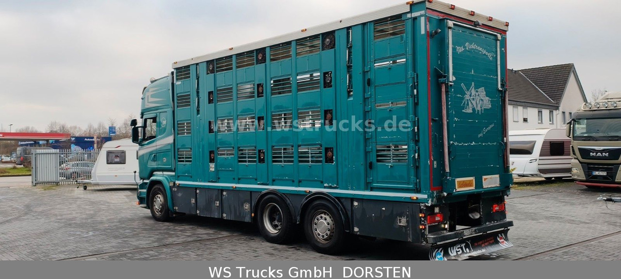 Scania R 490 Topline Menke 4 Stock Hubdach | Retader - Pferdetransporter: das Bild 5 Scania R 490 Topline Menke 4 Stock Hubdach | Retader - Pferdetransporter: das Bild 5