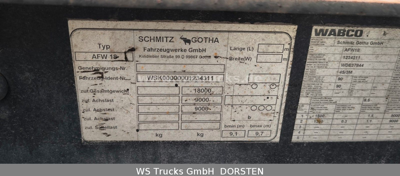 Schmitz Cargobull BDF Wechselbrücke AFW 18 - Container/ Wechselfahrgestell Anhänger: das Bild 5 Schmitz Cargobull BDF Wechselbrücke AFW 18 - Container/ Wechselfahrgestell Anhänger: das Bild 5
