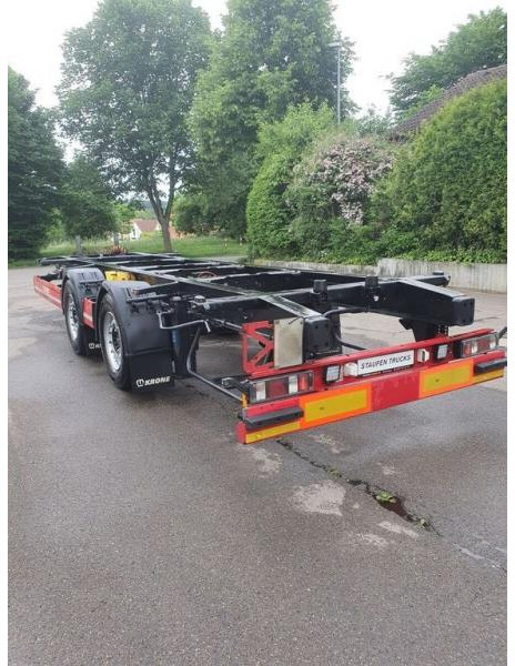 Krone Tandem Standard Lafette tiefgekuppelt 2-Achs Tandem Standard Lafette tiefgekuppelt TÜV NEU! - Container/ Wechselfahrgestell Anhänger: das Bild 4 Krone Tandem Standard Lafette tiefgekuppelt 2-Achs Tandem Standard Lafette tiefgekuppelt TÜV NEU! - Container/ Wechselfahrgestell Anhänger: das Bild 4