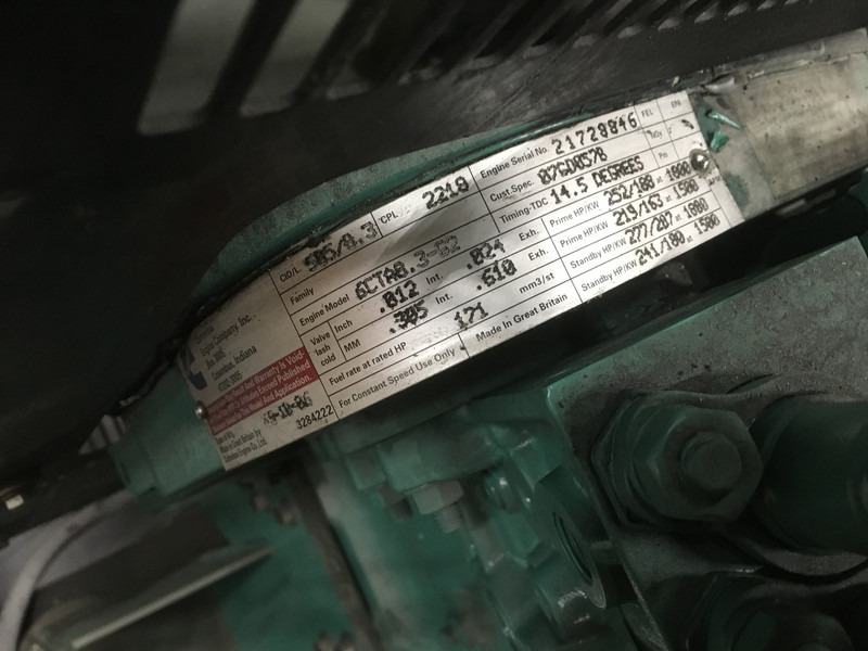 Baumaschine Cummins 6CTA8.3-G2 CPL2219 USED: das Bild 7