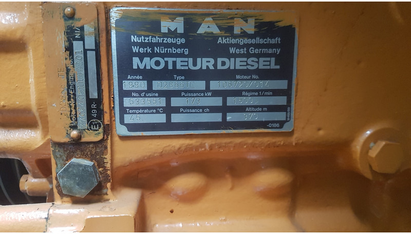 MAN D2866 TE USED - Baumaschine: das Bild 2 MAN D2866 TE USED - Baumaschine: das Bild 2