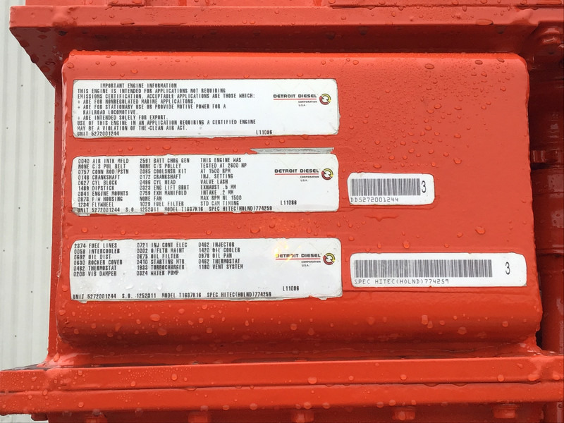 MTU 16V4000 POMP 3600M³/HR USED - Wasserpumpe: das Bild 5 MTU 16V4000 POMP 3600M³/HR USED - Wasserpumpe: das Bild 5