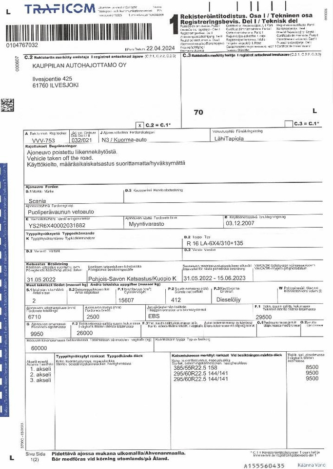 Scania R 560  – Leasing Scania R 560: das Bild 25