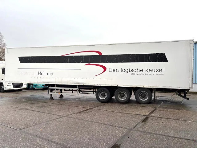 Koffer Auflieger Pacton / JUMBO 3-AXLE CLOSED BOX WITH FULL STEEL CHASSIS (BPW-AXLES / DRUM BRAKES / ABS BRAKE SYSTEM / 13.60 METER): das Bild 5