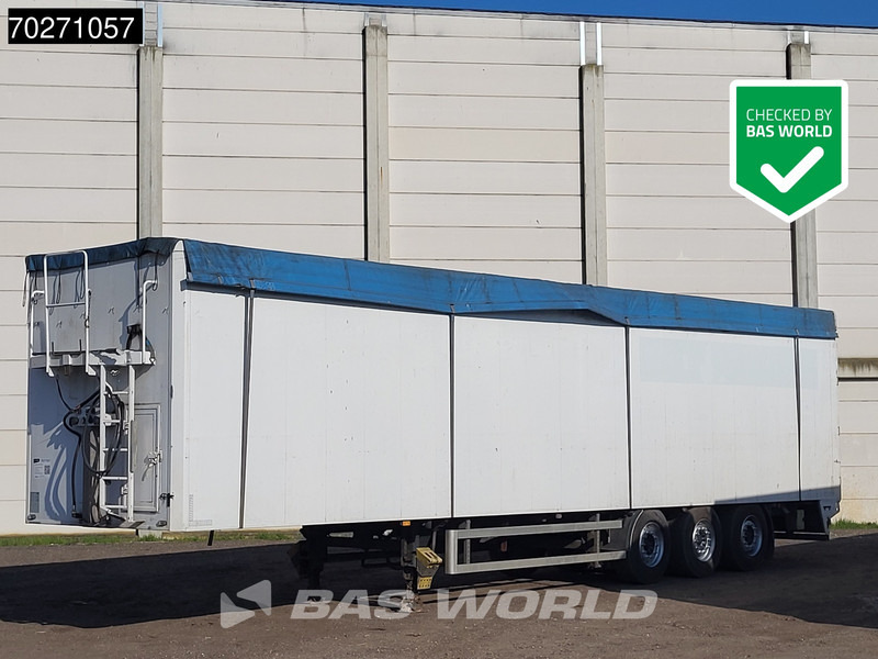 Schubboden Auflieger Carnehl CSS/AL 3 axles 92m3 Lift Axle Door in headboard: das Bild 1