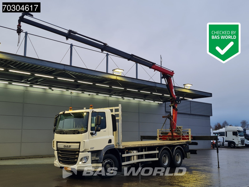 DAF CF 370 6X4 NL-Truck HMF1820-K4 Crane Manual Steelsuspension Big-Axle Euro 6 - Pritsche LKW, Autokran: das Bild 1 DAF CF 370 6X4 NL-Truck HMF1820-K4 Crane Manual Steelsuspension Big-Axle Euro 6 - Pritsche LKW, Autokran: das Bild 1