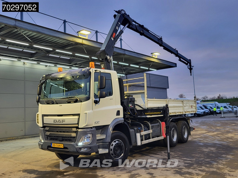 DAF CF 370 CF 6X4 HIAB 144 BS-3 HIDUO Crane Kran 8m3 Tipper Big-Axle Steelsuspension Euro 6 - Kipper, Autokran: das Bild 2 DAF CF 370 CF 6X4 HIAB 144 BS-3 HIDUO Crane Kran 8m3 Tipper Big-Axle Steelsuspension Euro 6 - Kipper, Autokran: das Bild 2