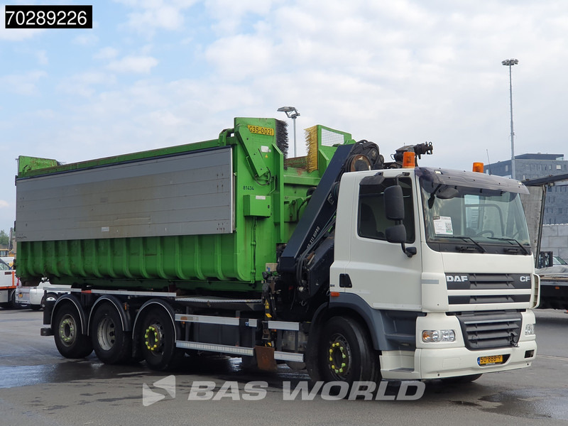 DAF CF85.360 8X2 NL-Truck HIAB 211 E-3 Hipro Crane HIAB XR21S Hooklift Lift+steering Axle Automatic Euro 5 - Abrollkipper, Autokran: das Bild 2 DAF CF85.360 8X2 NL-Truck HIAB 211 E-3 Hipro Crane HIAB XR21S Hooklift Lift+steering Axle Automatic Euro 5 - Abrollkipper, Autokran: das Bild 2