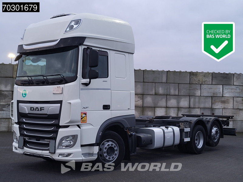 DAF XF 480 6X2 FAN Retarder Lift+Steering Axle Full Air Euro 6 - Containerwagen/ Wechselfahrgestell LKW: das Bild 1 DAF XF 480 6X2 FAN Retarder Lift+Steering Axle Full Air Euro 6 - Containerwagen/ Wechselfahrgestell LKW: das Bild 1