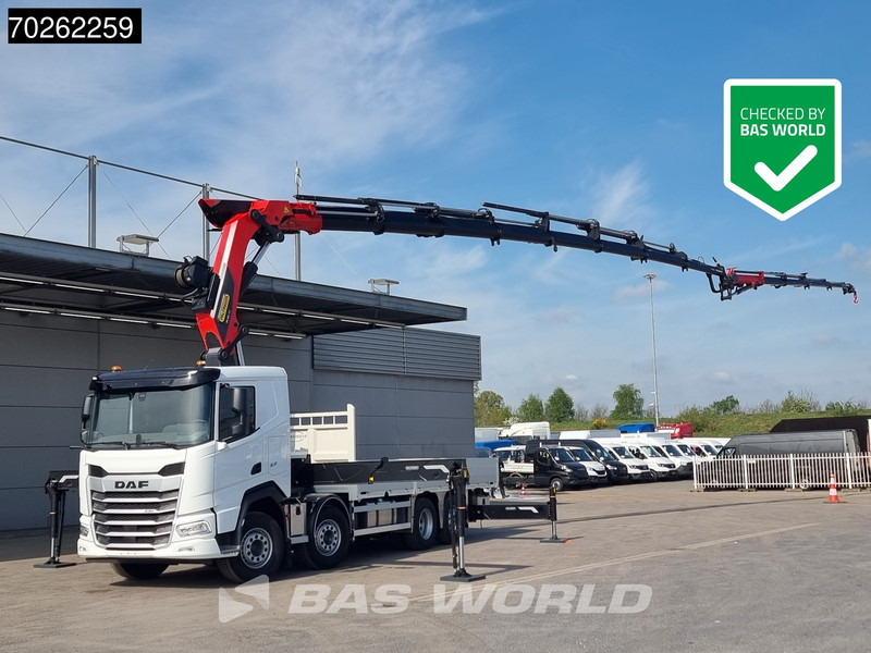DAF XF 530 8X2 NEW Palfinger PK580 TEC Kran Crane Retarder Lift+Lenkasche - Pritsche LKW, Autokran: das Bild 1 DAF XF 530 8X2 NEW Palfinger PK580 TEC Kran Crane Retarder Lift+Lenkasche - Pritsche LKW, Autokran: das Bild 1