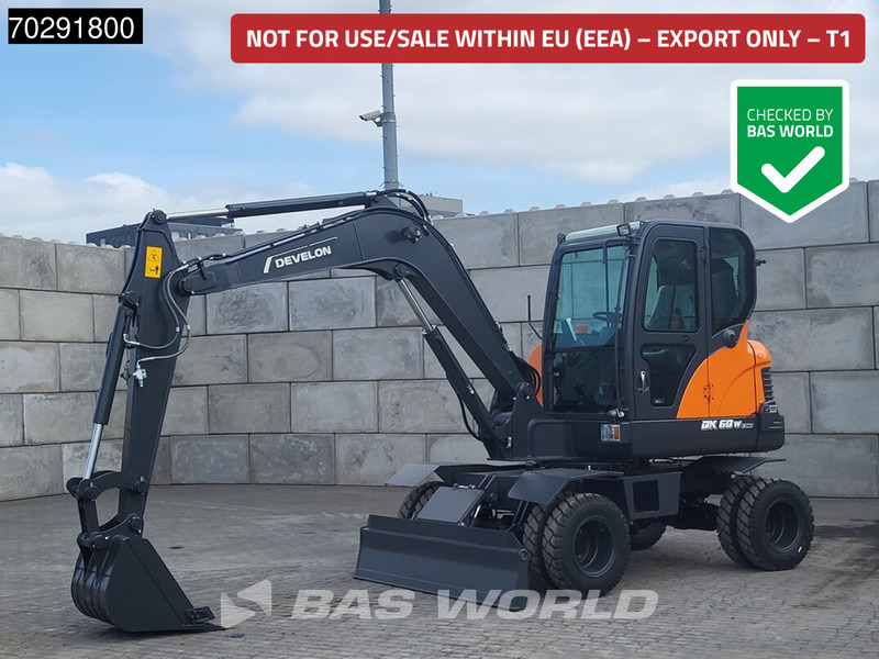 Develon DX60 WN ECO-1 A/C - Mobilbagger: das Bild 1 Develon DX60 WN ECO-1 A/C - Mobilbagger: das Bild 1