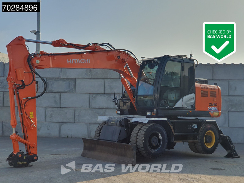 Hitachi ZX140W -6 OUTRIGGERS + BLADE - Mobilbagger: das Bild 1 Hitachi ZX140W -6 OUTRIGGERS + BLADE - Mobilbagger: das Bild 1