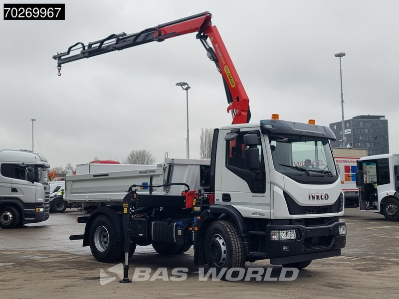 Iveco Eurocargo 180E320 4X2 Steelsuspension 3-Seiten Palfinger PK12.501 Euro 6 - Kipper, Autokran: das Bild 3 Iveco Eurocargo 180E320 4X2 Steelsuspension 3-Seiten Palfinger PK12.501 Euro 6 - Kipper, Autokran: das Bild 3