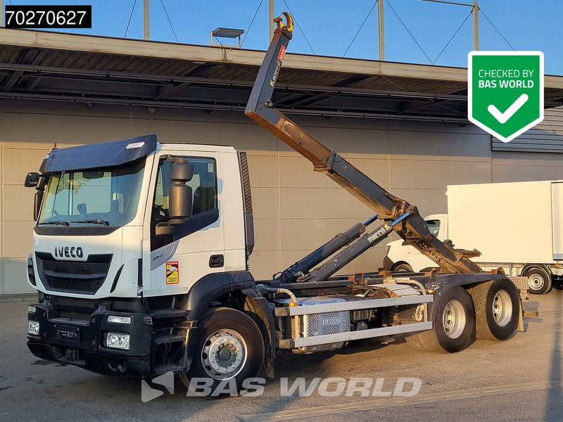 Iveco Stralis 460 6X2 20Tons Marrel AL20 S59 ACC Liftachse Euro 6 - Abrollkipper: das Bild 1 Iveco Stralis 460 6X2 20Tons Marrel AL20 S59 ACC Liftachse Euro 6 - Abrollkipper: das Bild 1