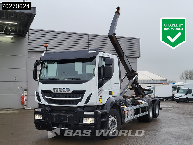 Iveco Stralis 460 6X2 20tons Marrel hooklift Lift Axle ACC Euro 6 - Abrollkipper: das Bild 1 Iveco Stralis 460 6X2 20tons Marrel hooklift Lift Axle ACC Euro 6 - Abrollkipper: das Bild 1