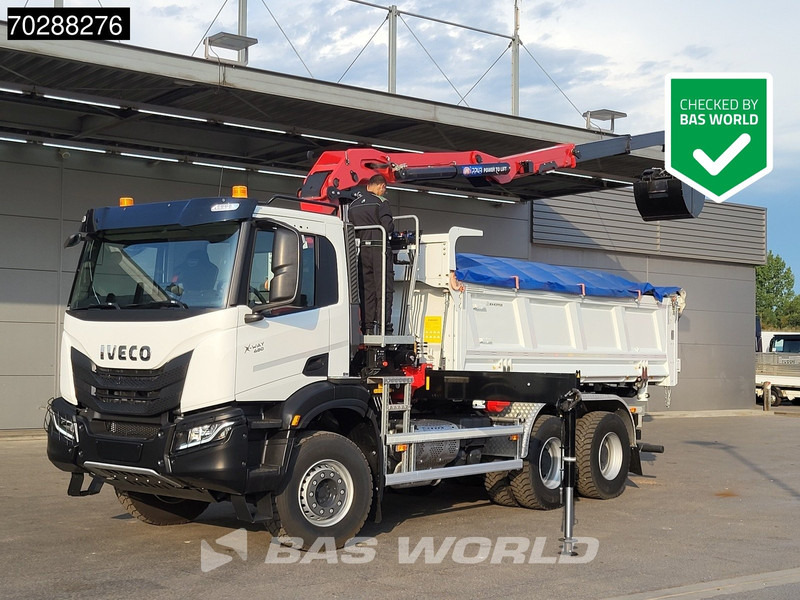 Iveco X-Way 480 6X4 NEW! HMF 2243Z-RCS Z-Crane kran 12m3 KH-Kipper Retarder Big-Axle - Kipper, Autokran: das Bild 1 Iveco X-Way 480 6X4 NEW! HMF 2243Z-RCS Z-Crane kran 12m3 KH-Kipper Retarder Big-Axle - Kipper, Autokran: das Bild 1