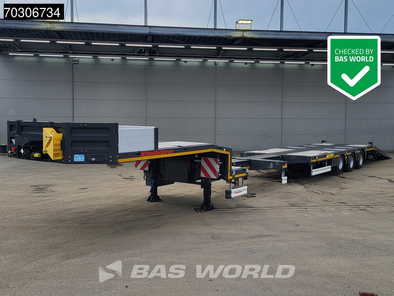 Kässbohrer LB3E NEW Steering+Lift Axle Extendable Ramps - Tieflader Auflieger: das Bild 1 Kässbohrer LB3E NEW Steering+Lift Axle Extendable Ramps - Tieflader Auflieger: das Bild 1