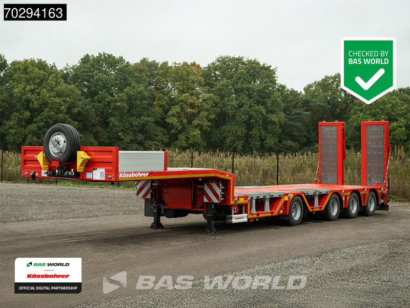 Kässbohrer LB4E 4 axles Hydr. Ramps 620cm-Extendable Lift+ 2x Steering Axle - Tieflader Auflieger: das Bild 1 Kässbohrer LB4E 4 axles Hydr. Ramps 620cm-Extendable Lift+ 2x Steering Axle - Tieflader Auflieger: das Bild 1