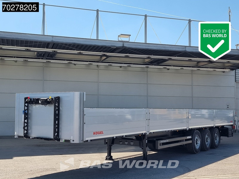 Kögel S24-1 OPEN Liftachse Bordwände - Pritschenauflieger/ Plattformauflieger: das Bild 1 Kögel S24-1 OPEN Liftachse Bordwände - Pritschenauflieger/ Plattformauflieger: das Bild 1