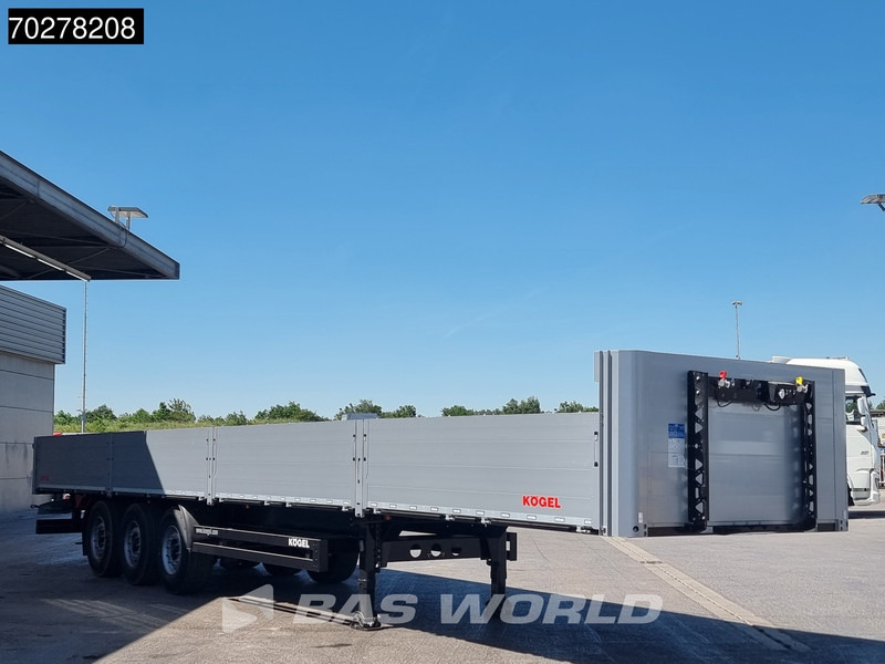 Kögel S24-1 OPEN Liftachse Bordwände - Pritschenauflieger/ Plattformauflieger: das Bild 5 Kögel S24-1 OPEN Liftachse Bordwände - Pritschenauflieger/ Plattformauflieger: das Bild 5