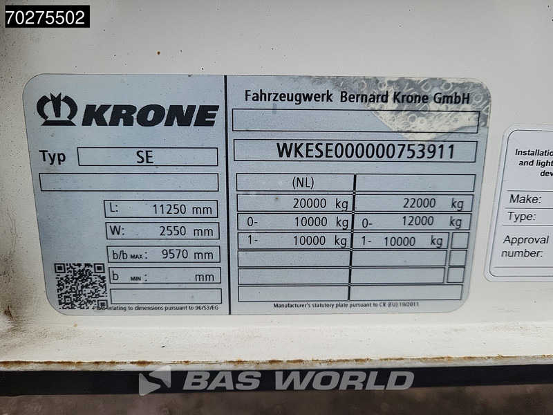 Krone SE City Tailgate Sliding Roof Anti vandalism Steering Axle – Leasing Krone SE City Tailgate Sliding Roof Anti vandalism Steering Axle: das Bild 19