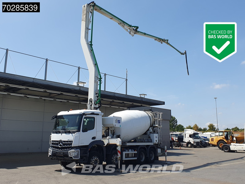 Mercedes-Benz Arocs 3243 8X4 Sermac Twinstar 4Z28 PUMI 9m3 Steelsuspension Big-Axle Euro 6 - LKW: das Bild 1 Mercedes-Benz Arocs 3243 8X4 Sermac Twinstar 4Z28 PUMI 9m3 Steelsuspension Big-Axle Euro 6 - LKW: das Bild 1