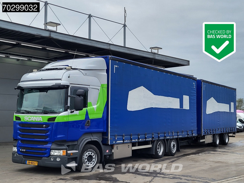 Scania R410 R 6X2 NL-Combi Curtainsides Lift+steering axle Automatic Euro 6 - LKW: das Bild 1 Scania R410 R 6X2 NL-Combi Curtainsides Lift+steering axle Automatic Euro 6 - LKW: das Bild 1